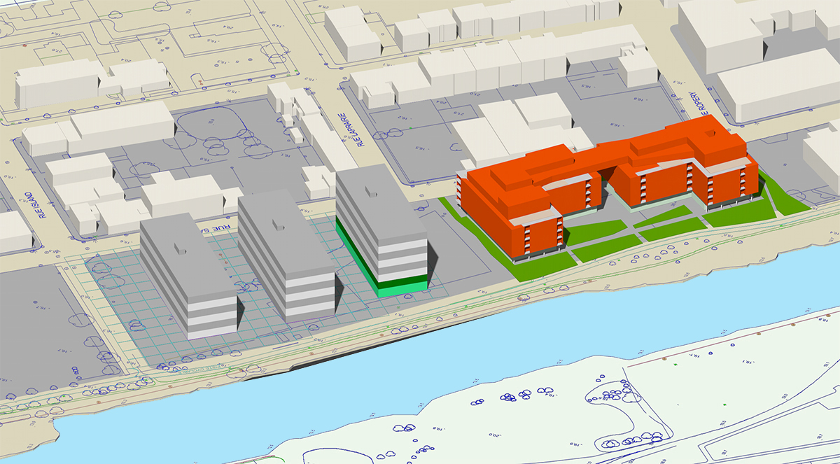 2175 Saint-Patrick - Pointe Saint-Charles - Montréal Canal de Lachine - laboratoire de simulation urbaine 